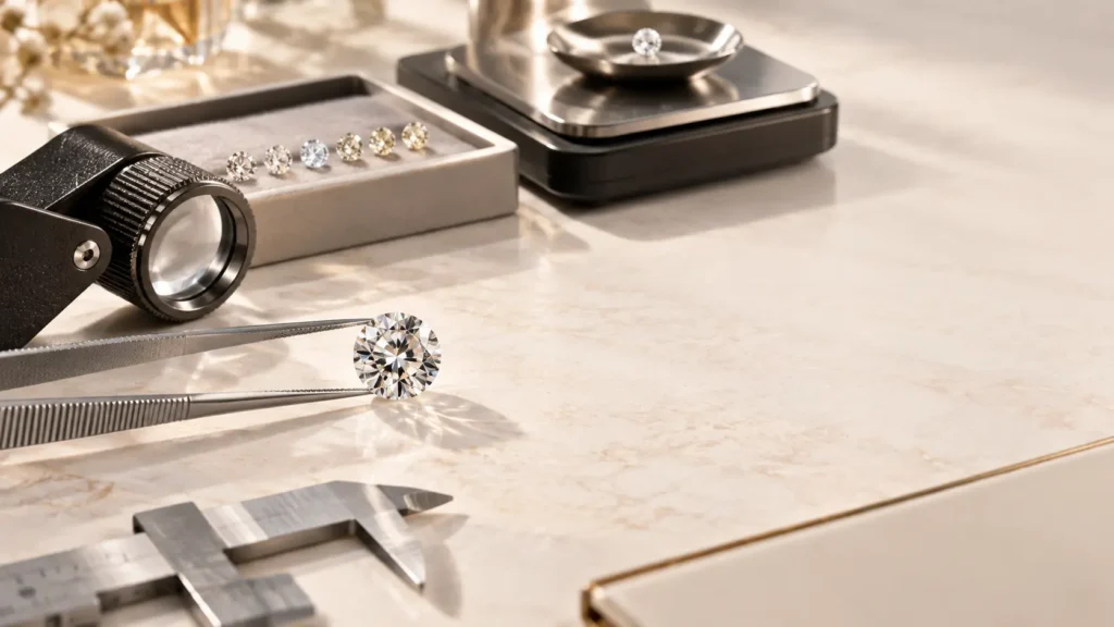 معیارهای 4C الماس؛ Cut، Color، Clarity و Carat | اخوان